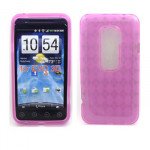 Wholesale Gel Case  for HTC Evo 3D(Pink)